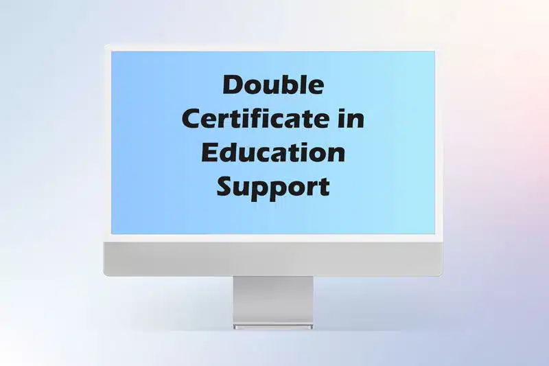 4 Double Certificate in Education Support