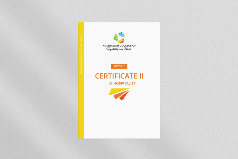 Certificate II in hospitality
